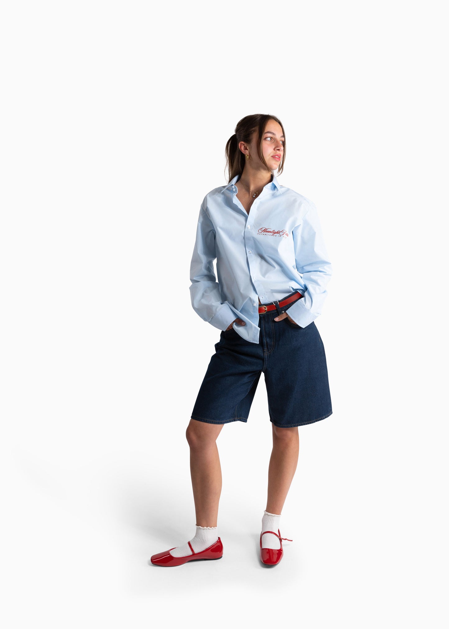 TEMPERATURE POPLIN SHIRT