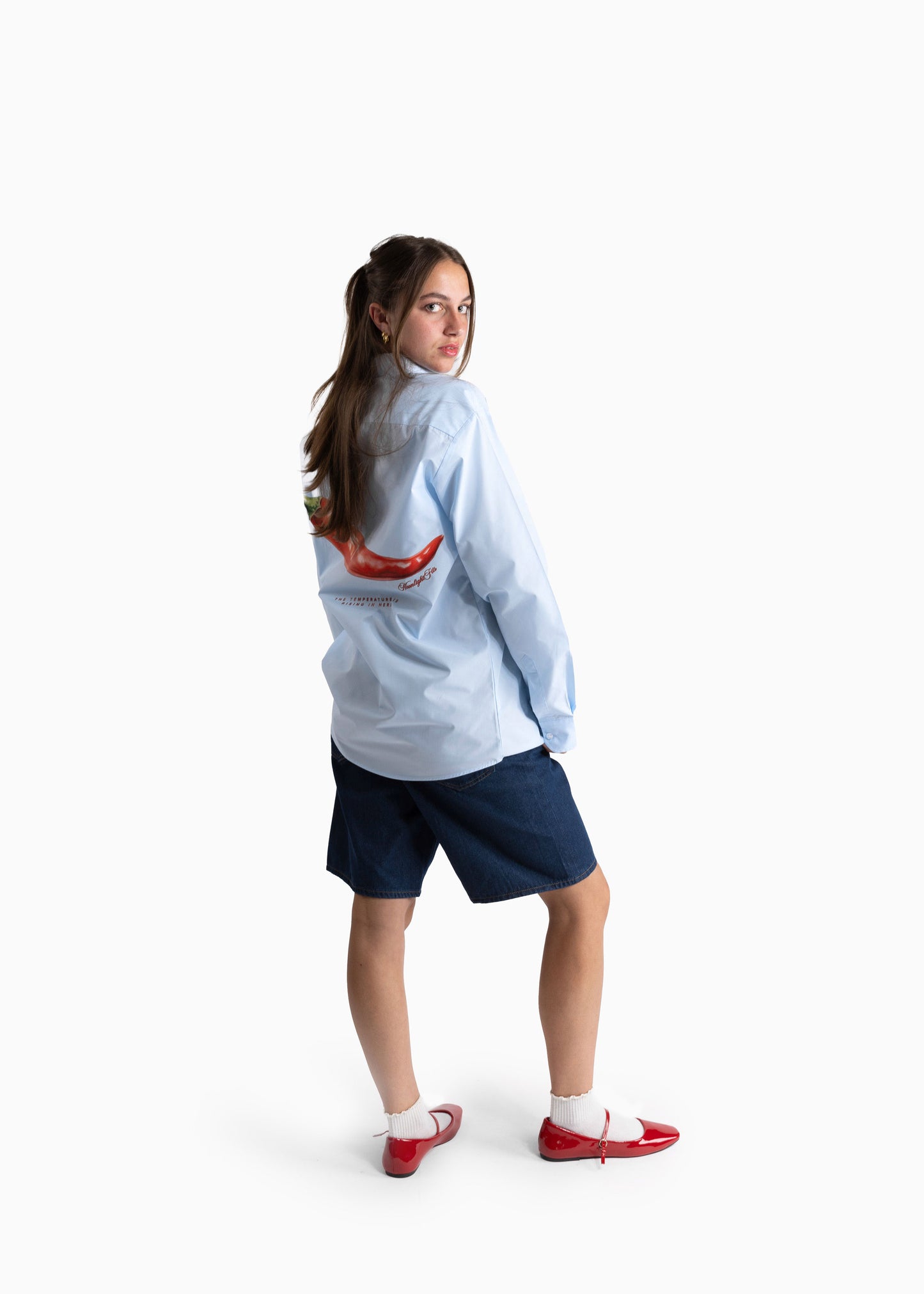 TEMPERATURE POPLIN SHIRT