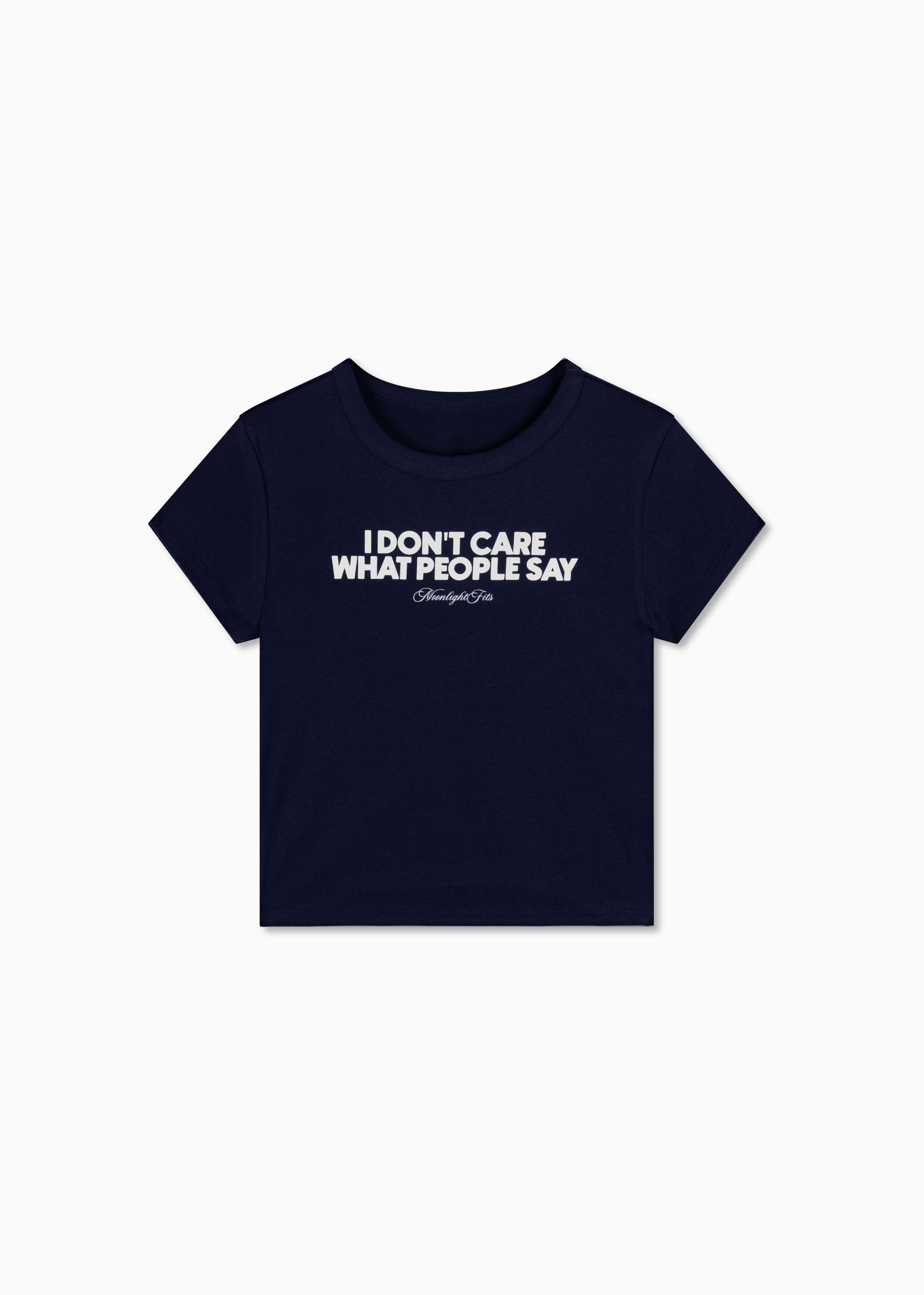 I DON'T CARE BABY TEE
