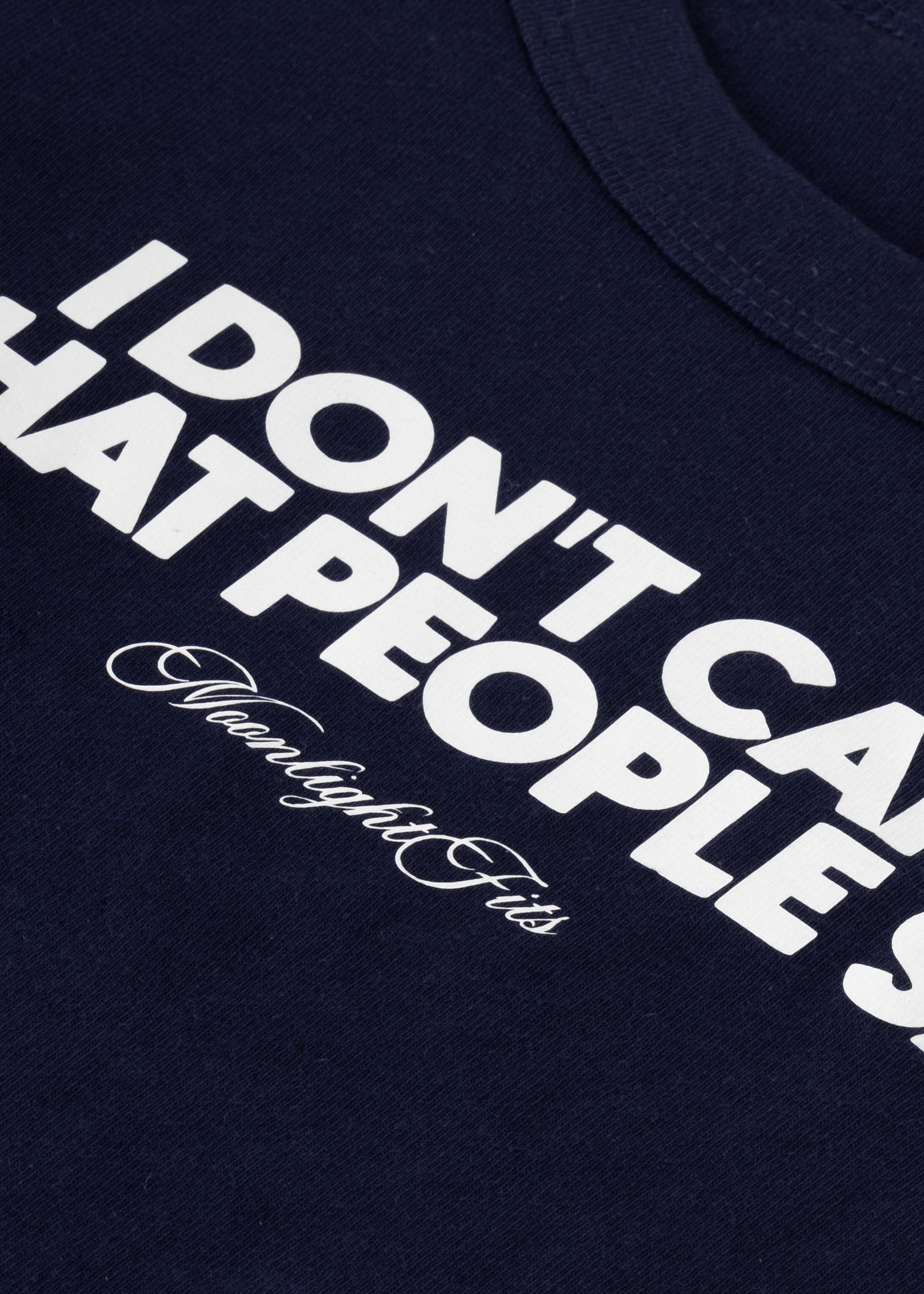 I DON'T CARE BABY TEE