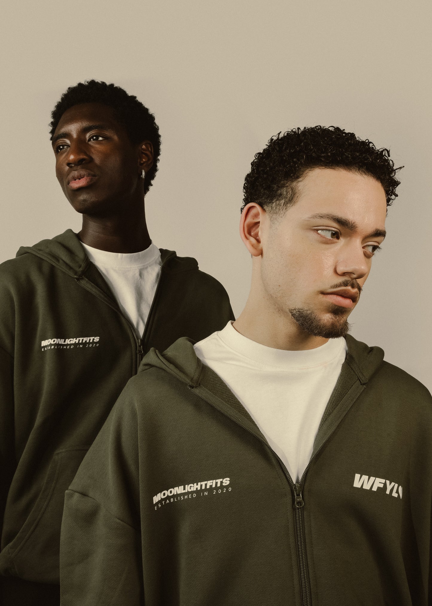 WAIT FOR YOUR LOVE ZIP-UP HOODIE