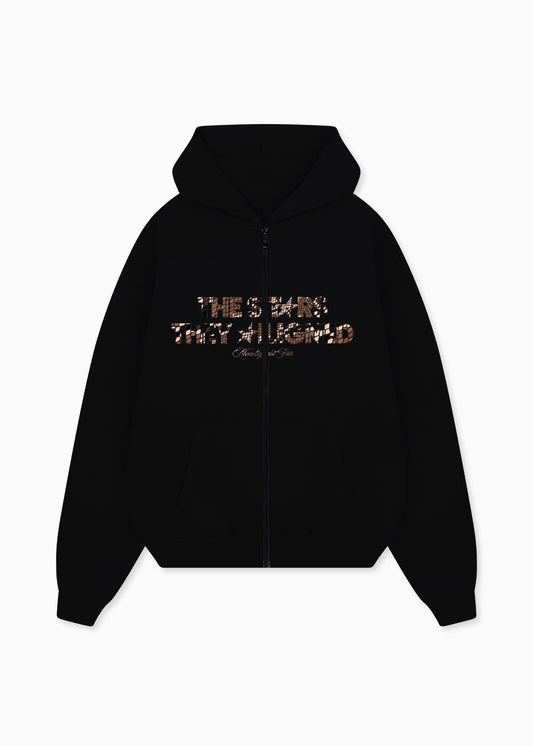 STARS ALIGNED ZIP-UP HOODIE